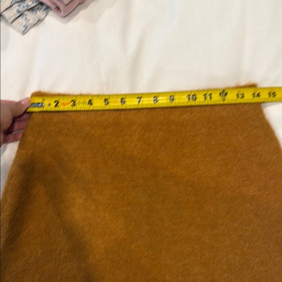 Zara A-Line Skirt in Warm Brown - Picture 3 of 4